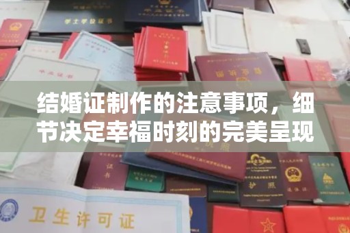 红旗结婚证制作的注意事项，细节决定幸福时刻的完美呈现